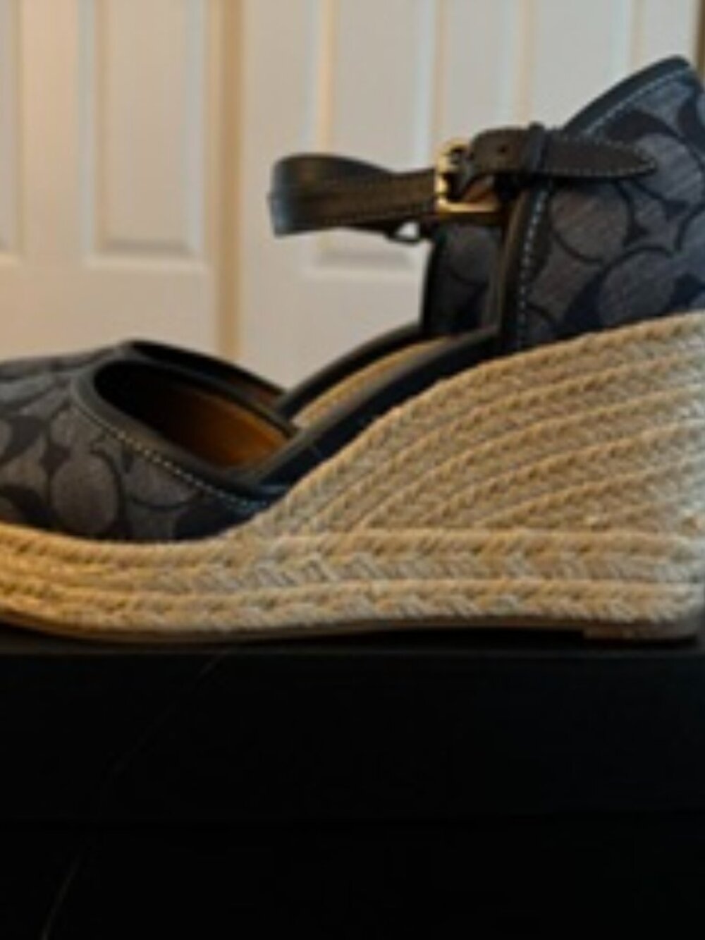 Coach Wedge Heel Espadrilles - Good Condition - Classic Summer Style - Size 10